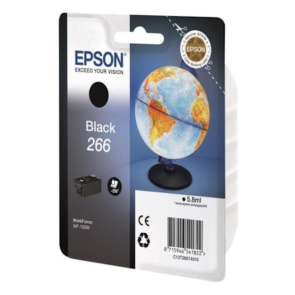 EPSON Ink Cartridge 266 Black - Globe (C13T26614010)