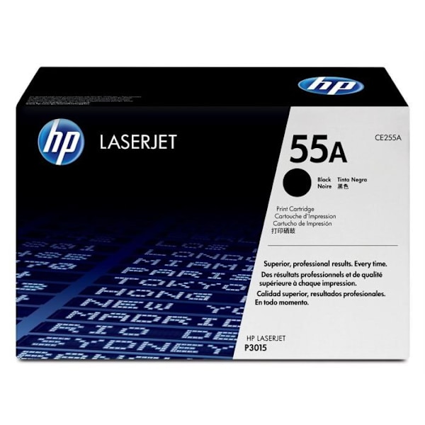 HP 55A (CE255A) sort tonerpatron til LaserJet P3015/M521MFP/M525MFP printere