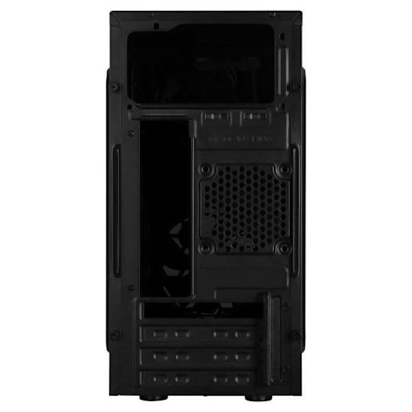Aerocool CS-105, Mini-Tower, PC, SPCC, Micro-ATX, Mini-ITX, Musta, kotitoimisto