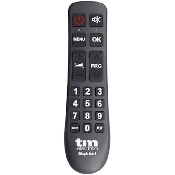 Yleiskaukosäädin - TM ELECTRON - TM Electron 6 in 1 - Musta - 6 laitetta - Lisäominaisuudet