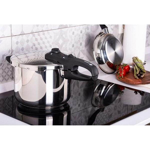 Tryckkokare - FAGOR - Duo 6 - 6 Liter - Rostfritt Stål 18/10 - 2 Trycknivåer Pengar