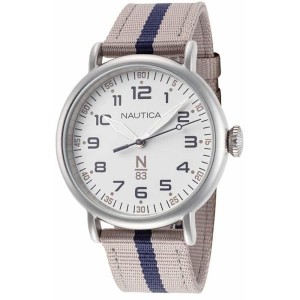 Montre Nautica N83 Wakeland NAPWLF921 Quartz Miehet - Harmaa - Kankaat - 10 Atm - Urheilu Grå
