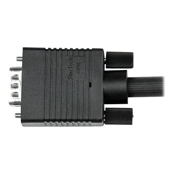STARTECH 1m koaksialt VGA-kabel til skærm i høj opløsning - HD15 til HD15-ledning - M/M - Sort