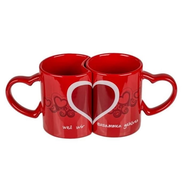 MUG Dobbelt HJERTER SAMMENVLETTE