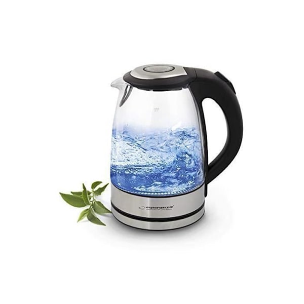 Elektrisk vattenkokare - ESPERANZA - EKK012 - 2200 W - 1,7L - Svart Svart