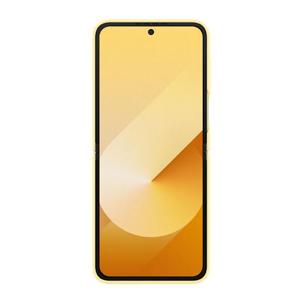 Coque - Samsung - Galaxy Z Flip6 - Silikone - Gul - Blød Gul