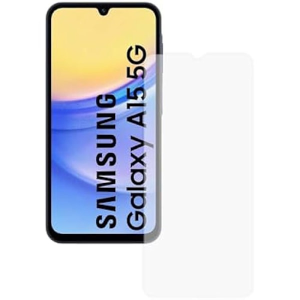 Skærmbeskytter - KSIX SMART YOUR TECH - Galaxy A15 - 9H hærdet glas - Tykkelse 0,3 mm - Gennemsigtig