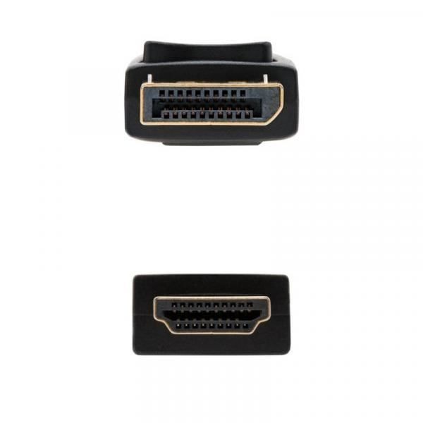 Märke Nanofil Modell 15.10.4310 Funktioner - Högkvalitativa guldskärmade kontakter. - Kompatibel med DisplayPort 1.2a