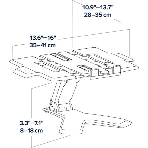 ERGOTRON Neo-Flex Stander 33-334-085 - Til bærbar - Sort