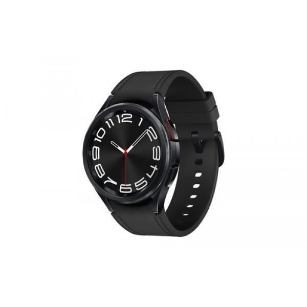 Samsung Galaxy Watch6 Classic. Berøringsskærm. Batterikapacitet: 300 mAh. Vægt: 52g. Remfarve: Sort. System