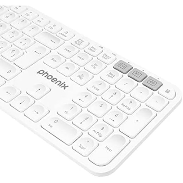 Trådlöst tangentbord - PHOENIX TECHNOLOGIES - K300 - Bluetooth och 2,4 GHz - QWERTY - 14 multimediatangenter
