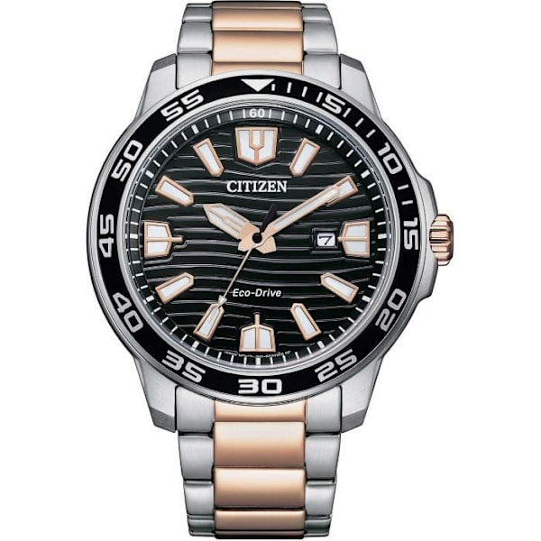 Kello - CITIZEN - Marine - Hopea/Teräs - 10 Atm - Aurinkoenergia Silver, Rosa, Svart