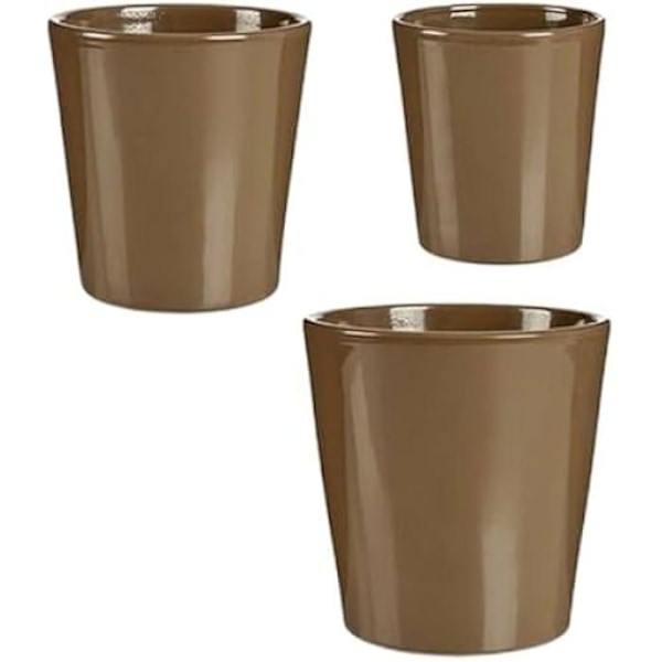 Set med blomkrukor - Ibergarden - Flerfärgad - Mått 45,5 x 32,5 x 18 cm - Standard Flerfärgad