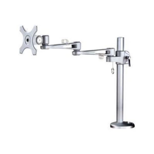 LCD-skärmstöd för NEWSTAR skrivbord - Silver - 10" till 30" - Justerbar höjd