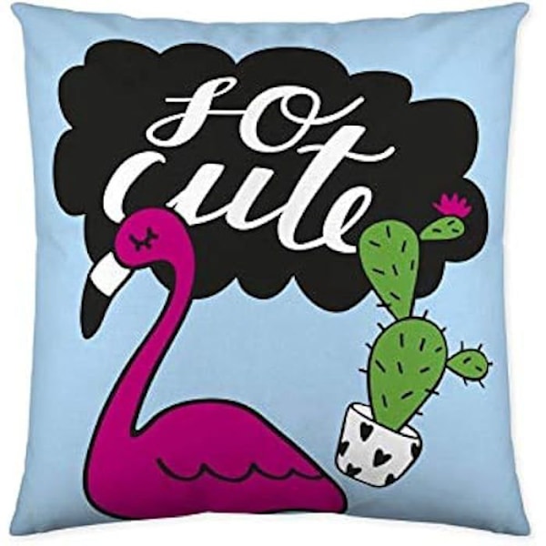 Kuddfodral - Couture - Coola ikoner - 50 x 50 cm - Flerfärgad - Inomhus Flerfärgad