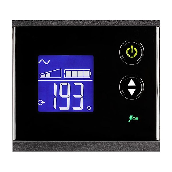 Inverter - EATON - Ellipse PRO 1200 USB DIN - 1200VA - 8 DIN-stik - IEC 61643-1 overspændingsbeskytter Sort