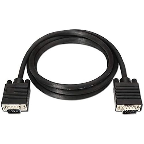 AISENS SVGA kabel - HDB15/macho-hdb15/han - 1,8 m - Sort