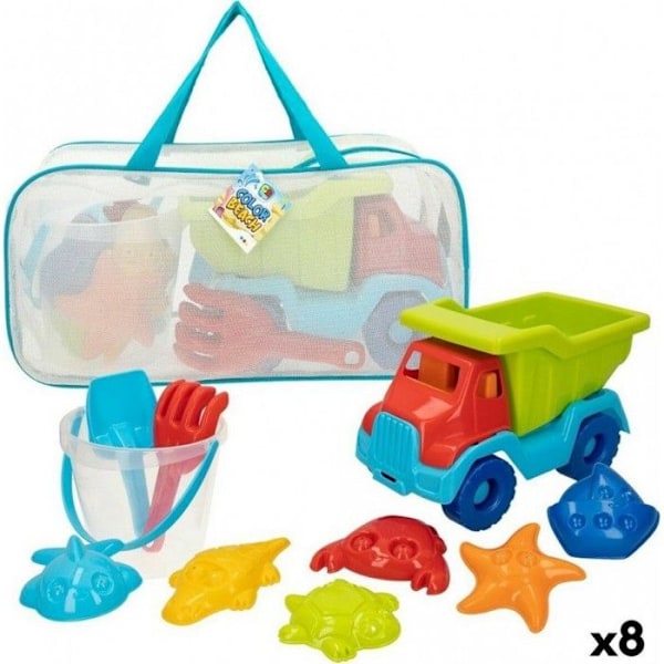 NC Strandleksaksset Colorbaby Polypropylen (8 Enheter)