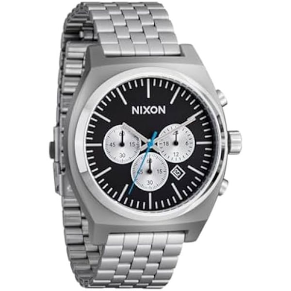 Kello - NIXON - A972-5266 - Analoginen - Kvartsi - Musta Teräs Svart silver