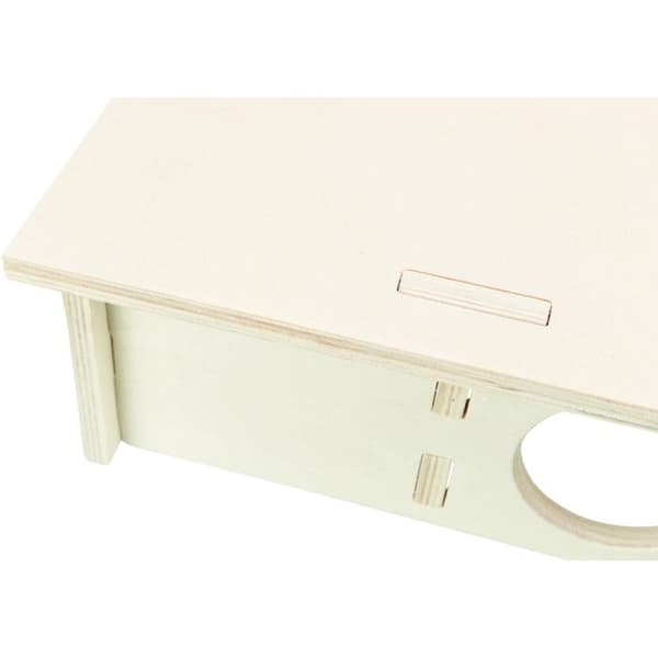 Bitar som är stapelbara 4 rum 25 x 10 x 25 cm för möss, hamstrar - Trixie beige