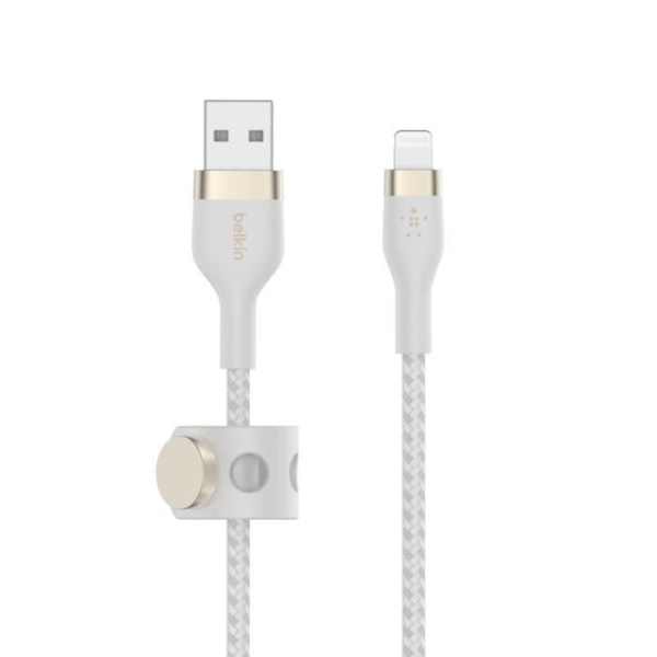 BELKIN FLEX LIGHTNING-USB-A 2M MFI CERT., HVID CAA010BT2MWH