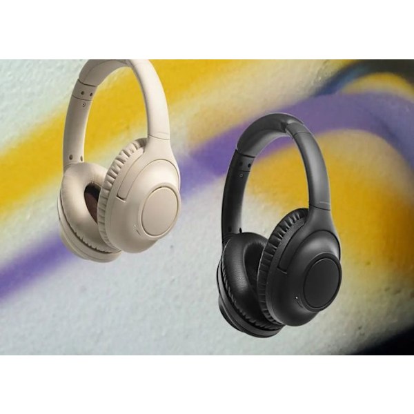 Bluetooth-kuulokkeet - AUDIO TECHNICA - Beige - Akunkesto 90 tuntia - Langattomat - Sisäinen mikrofoni Beige
