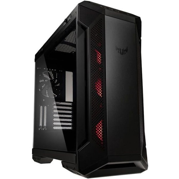ASUS TUF Gaming GT501 PC-FODRAL - Svart - E-ATX-format (BT-ASU-GT501) Svart