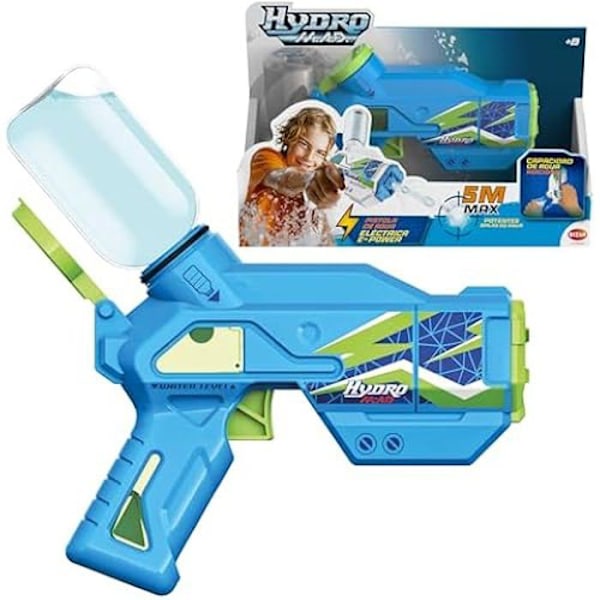 Vesipistooli - BIZAK - Hydro M.A.D. Mini Blaster - Valmistaa jopa 5 m - Säiliö 300 ml - Latauskelpoinen Blå
