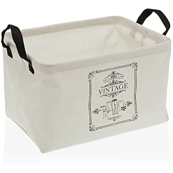 Kurv - Versa - Adele - Mellem - 21 x 19 x 32 cm - Polyester Fusion - Multifarvet Flerfärgad