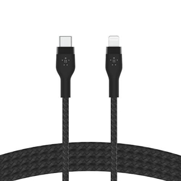 Belkin 2m USB-C/Lightning Tilslutningskabel - Sort