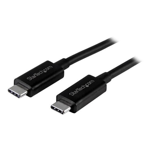 STARTECH USB 3.1 USB-C - USB-C-kaapeli 1 m - USB C - Mies / Mies - Musta