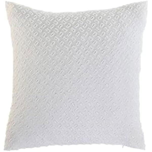 Kudde - HOME ESPRIT - Vit - 60 x 60 cm - Flerfärgad - Inomhus Flerfärgad