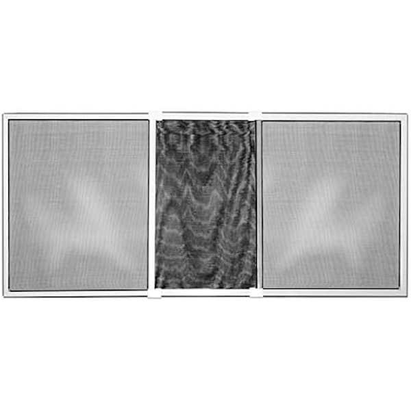 Skjutfönster myggnät - Schellenberg 50812 - Aluminium - Justerbar - 193 x 75 cm