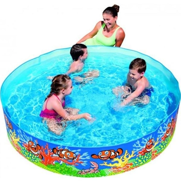Piscine - Fill 'N Fun - Koralfisk - Diameter 183cm - Højde 38cm - Selvstående
