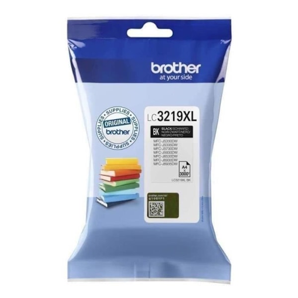 BROTHER LC-3219XLBK sort XL blækpatron til inkjet printer