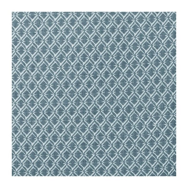 Pude - ottomønstre - bomuld - andeblå - 30x50 cm - Andeblå - Atmosphera indretningsarkitekt Blå
