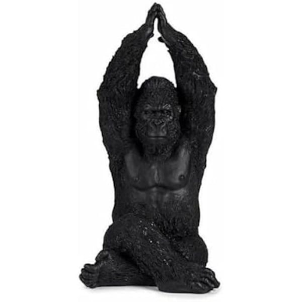 Koristeellinen hahmo - LAHJAKORJAUS - Gorilla Yoga - Musta - 4 kpl - Sisä Flerfärgad