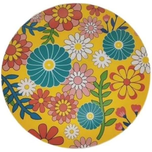 Flad tallerken - Versa - Gul - Ø 25 cm - RPET polyethylen - Tåler opvaskemaskine Flerfärgad