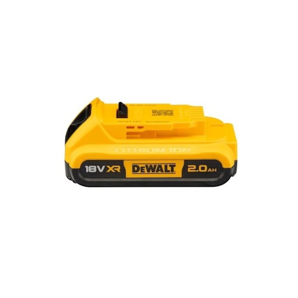 DEWALT XR 18V 2 Ah Li-Ion akku - Verkkovirta - LED-latauksen merkkivalo - 33 % enemmän autonomiaa