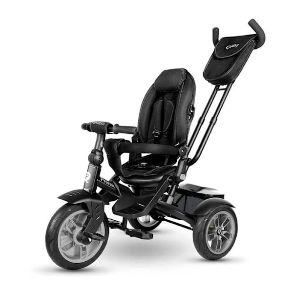 Trike Puslespil - QPLAY - Premium 6 i 1 - Sort - Justerbart sæde - 5 punkt sele