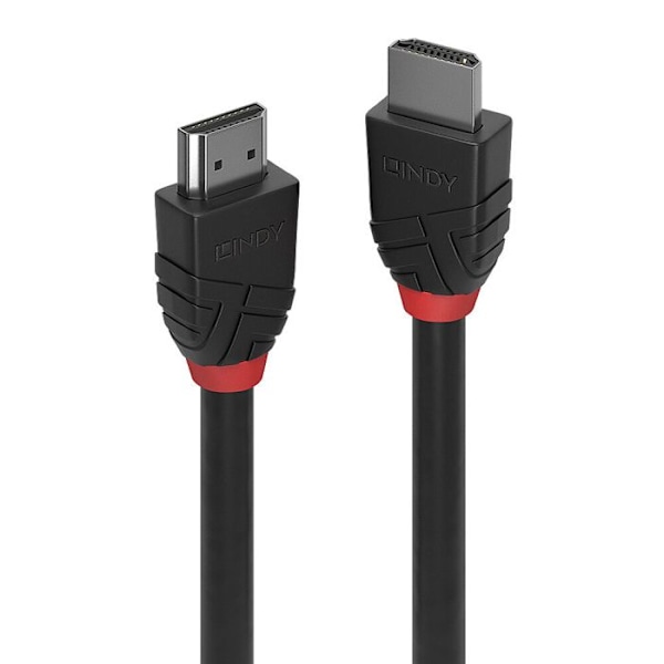 LINDY HDMI 2.1 -kaapeli Ultra HD 8K 60Hz Black Line 2m Svart