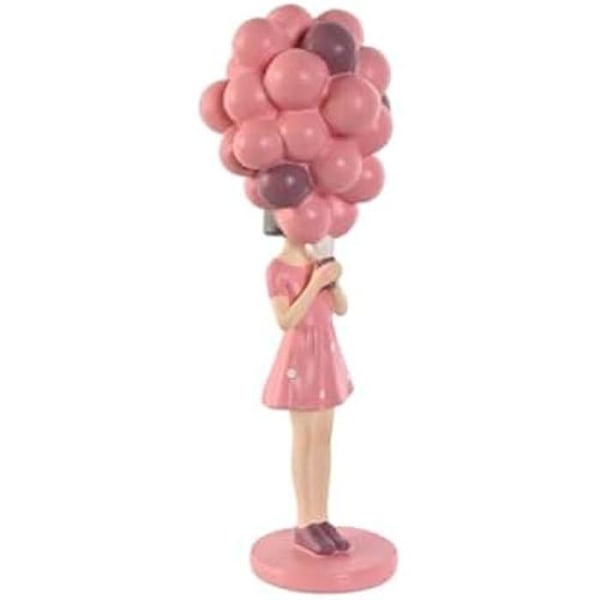 Koristehahmo - HOME ESPRIT - S3055050 - Pinkki - Monivärinen - 11 x 11,7 x 32 cm Flerfärgad