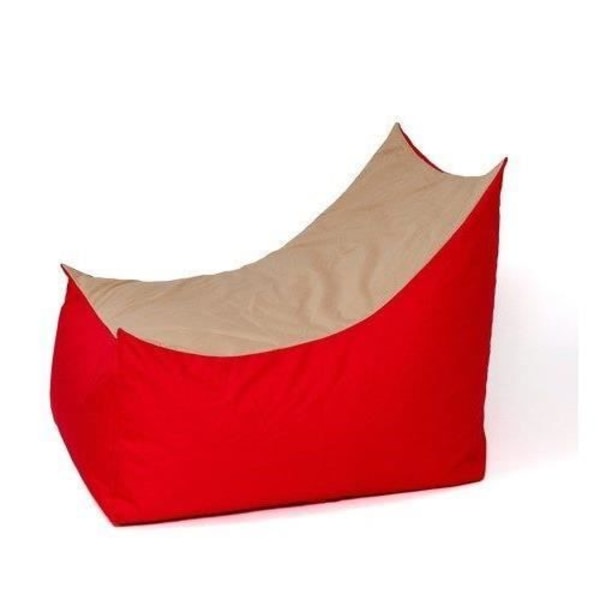 Go Gift Tron punainen-beige Sako laukku pouffe XXL 140 x 90 cm - 5905359294429