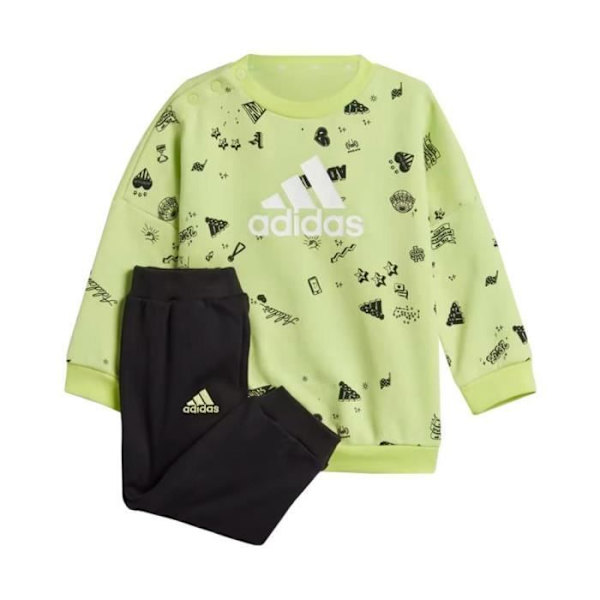 T-paita - Adidas - Tutta - Tyttö - Lime Keltainen Fluoresoiva - Pitkät Hihat Neon giallo 1-12 månader