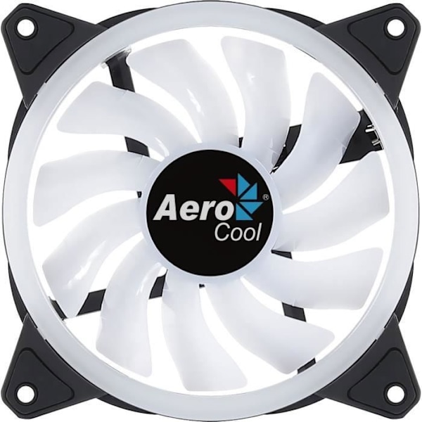 Tuulettimen - AEROCOOL - Duo 12 ARGB - 120mm - 1000 RPM - 19,7 dBA