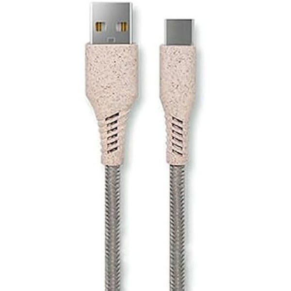 Data cable charger - KSIX - USB C - 1M - Black - Compatible with multiple devices