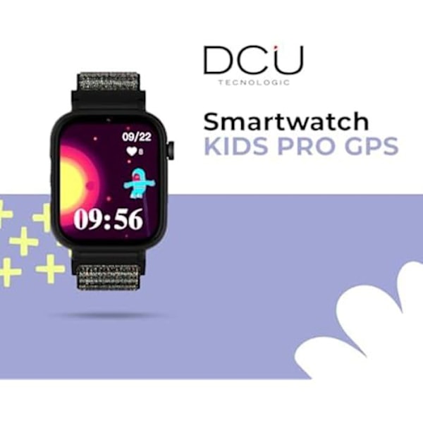 Børns Connected Watch - DCU TECNOLOGIC - GPS - Videoopkald - SOS knap - IP67