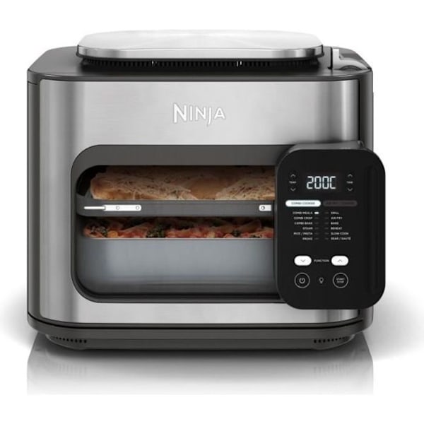 Monitoimikeitin NINJA - Combi SFP700EU - Kapasiteetti 12,5L - 12 ruoanlaitto-ohjelmaa - 1780W Rostfritt stål