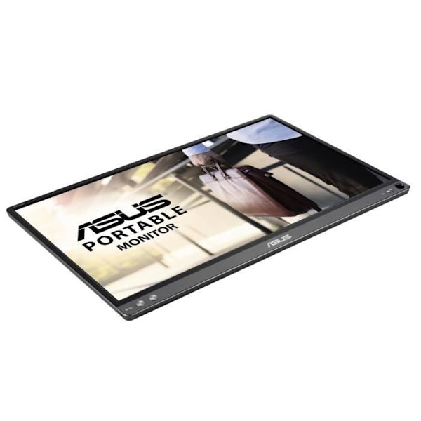 ASUS ZenScreen MB16ACE Mobile PC -näyttö - 15,6" - IPS - Full HD 1920x1080 px - 5ms - 60Hz - 220cd/m² - USB-C - Tummanharmaa