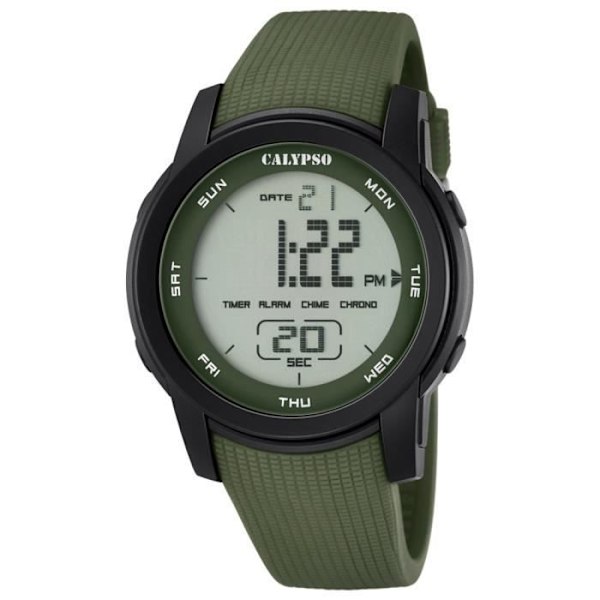 Montre - Calypso - UK5698/4 - Digital - Quartz - Grøn - Sport Grøn, sort